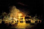 Thomas Luny Bombardment of Algiers china oil painting artist
